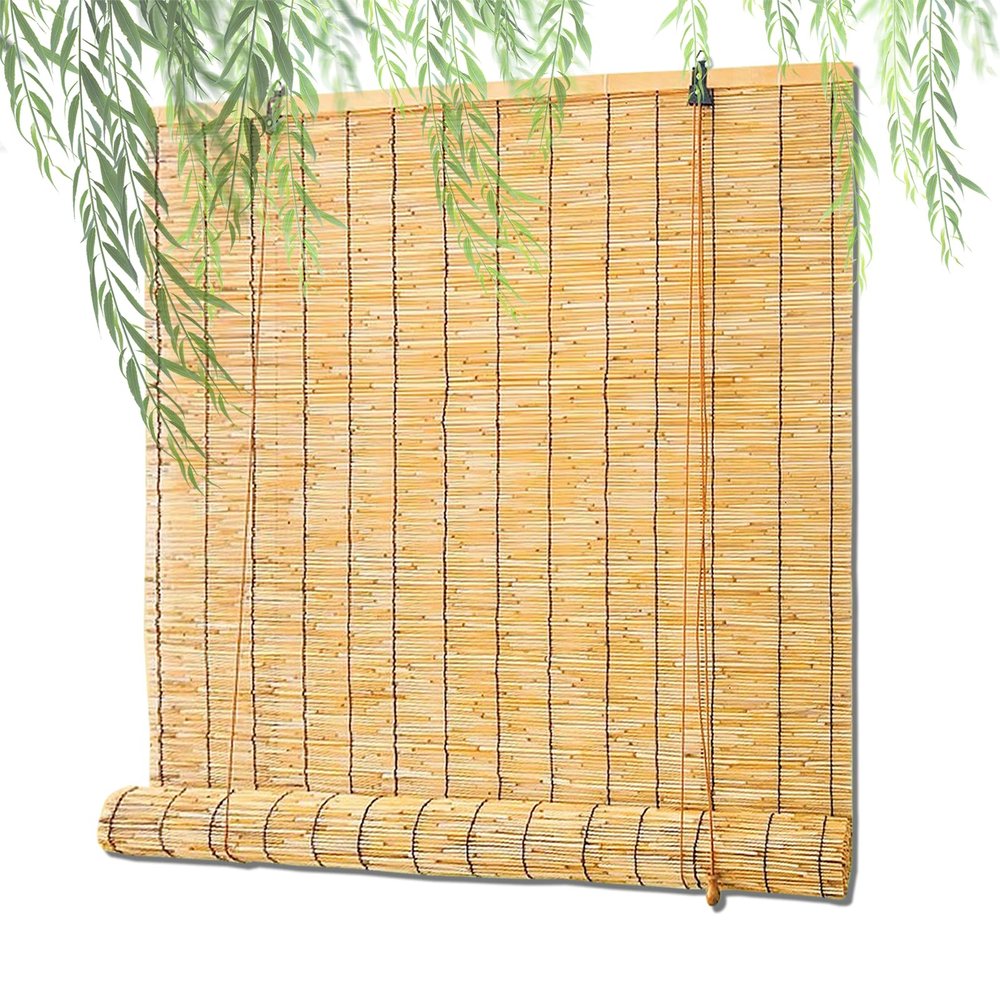 Natural Bamboo Roman Shade