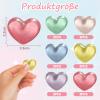 12PCS 3D Glitter Heart Refrigerator Magnets view 2