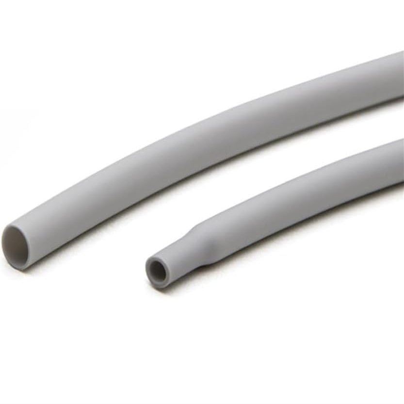 Gray Silicone Heat-Shrink Tubing, 1.5 mm × 10 m, 1 Piece
