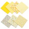 OVBOVA 7-Piece Cotton Fabric Squares 25x25 cm view 1