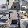 Lockable Galvanized Metal Roof Hatch Cover, Rainproof and Theft-Resistant, 90 x 85 cm view 3