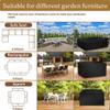 Waterproof Outdoor Furniture Cover 200 x 200 x 110 cm view 4