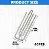Quvxzy 60-Piece Curtain Hooks view 2