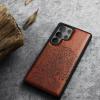 Carveit Wooden Cover for Galaxy S26 Ultra, Plum-Colored Hand-Drawn Design view 3