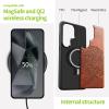 Carveit Wooden Cover for Galaxy S26 Ultra, Plum-Colored Hand-Drawn Design view 4