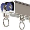 YSZBD Aluminum Curtain Track, Outdoor Wall-Mount System with Silent Rollers, Champagne, 6.9 m view 1