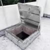 Adjustable Stainless Steel 304 Roof Access Hatch view 1