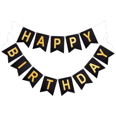 G2PLUS Pre-Strung Happy Birthday Garland