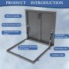 Weatherproof Roof Access Hatch, 55 x 75 cm view 3