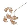 BildeeMait Artificial Golden Eucalyptus Ginkgo Leaves Arrangement, 85 cm, Fan Style view 2