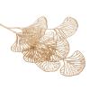 BildeeMait Artificial Golden Eucalyptus Ginkgo Leaves Arrangement, 85 cm, Fan Style view 3
