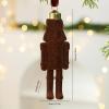 Flocked Nutcracker Ornaments - Winter Festive Decor view 2