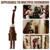 Flocked Nutcracker Ornaments - Winter Festive Decor view 4