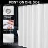 AUWUUA Abstract Boho Shower Curtain, 260 x 182 cm, Retro Aesthetic view 3