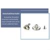Metal Jeans Buttons, 17 mm, Brass, Replacement Screw Rivets for Pants, Jackets, and Crafts, No Sewing DIY Kit view 4
