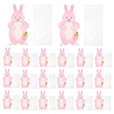 Gnrique Easter Bags - 20 Pack Bunny Party Bags