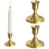 2-Pack Gold Candle Holders view 1