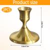 2-Pack Gold Candle Holders view 2