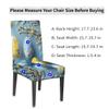 Mexpekil Stretch Chair Covers for Dining Chairs, Easter Egg and Willow Branch Pattern, High Back view 2