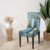 Mexpekil Stretch Chair Covers for Dining Chairs, Easter Egg and Willow Branch Pattern, High Back view 4