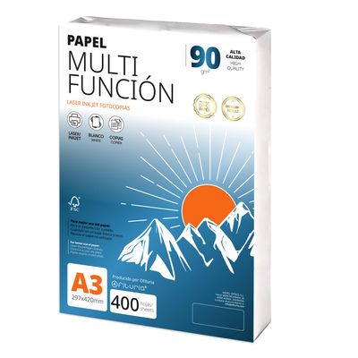 A3 Paper 90 gsm, 400 Sheets, Multipurpose Printer Paper for Projects, Illustration, Lettering and Creative Work - Ofituria