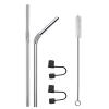 304 Stainless Steel Flexible Straws - Reusable Set view 1