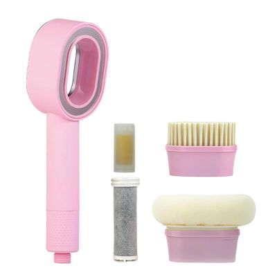 Filtersonic Doodle 3-in-1 Shower Head Set with Limescale Filter, Pink