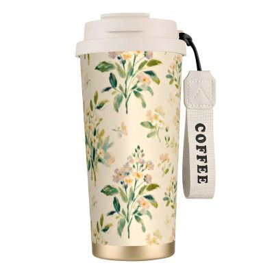 Kingmate 500 ml Insulated Tumbler with Straw & Lid