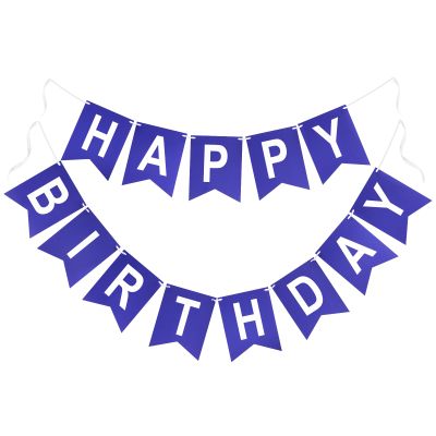 G2PLUS Pre-Strung Happy Birthday Banner