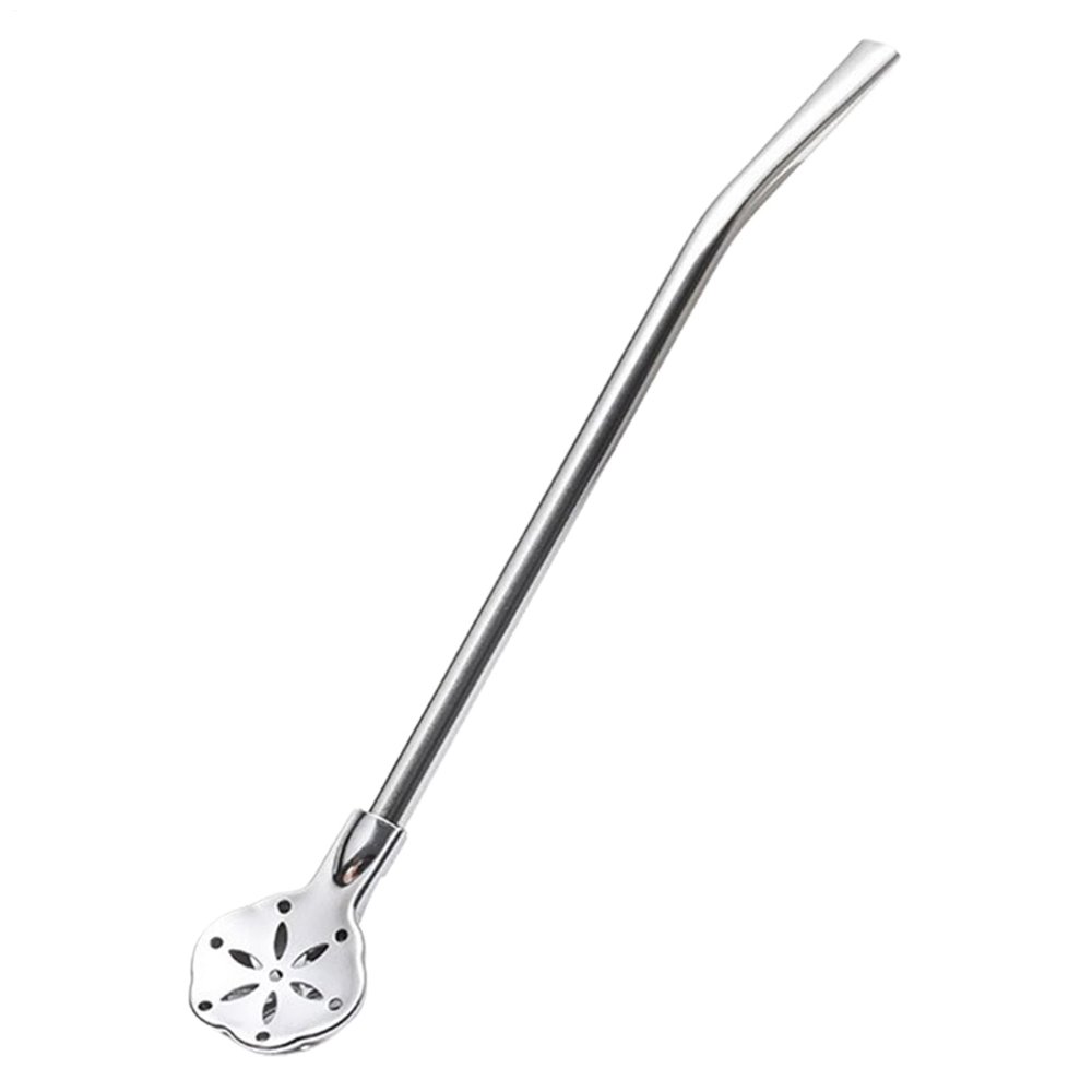 Stainless Steel Straw Filter Spoon