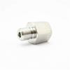 304 Stainless Steel Pipe Fitting with External and Internal Threads (F M14x1.5 x M 1/4 in) view 1