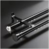 Double Curtain Rod Track, Heavy-Duty Wall-Mount Rail, Black, 3.28 ft/100 cm view 1