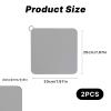 2-Pack Floor Drain Covers, Odor Stopper for Shower view 2