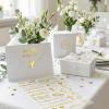 COMOOKA 5 Sheets Confirmation Stickers Gold view 4