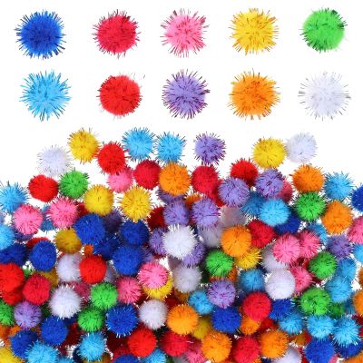 500 Small Colorful Pom Poms for Crafting