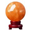 IUYIXWFP Natural Citrine Crystal Ball with Stand, 5.11 in view 1