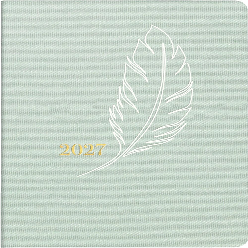 rido/id 7011055027 Partner/Industrie I 2027 "Feather" Pocket Calendar, A7, Textile