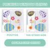 Easter Window Stickers with Colorful Eggs - 70 Pcs Self-Adhesive view 4