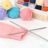 5-Piece 3mm Stainless Steel Knitting Needle Set view 4