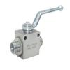 High-Pressure Hydraulic 2-Way Ball Valve M22x1.5 view 1