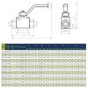 High-Pressure Hydraulic 2-Way Ball Valve M22x1.5 view 3