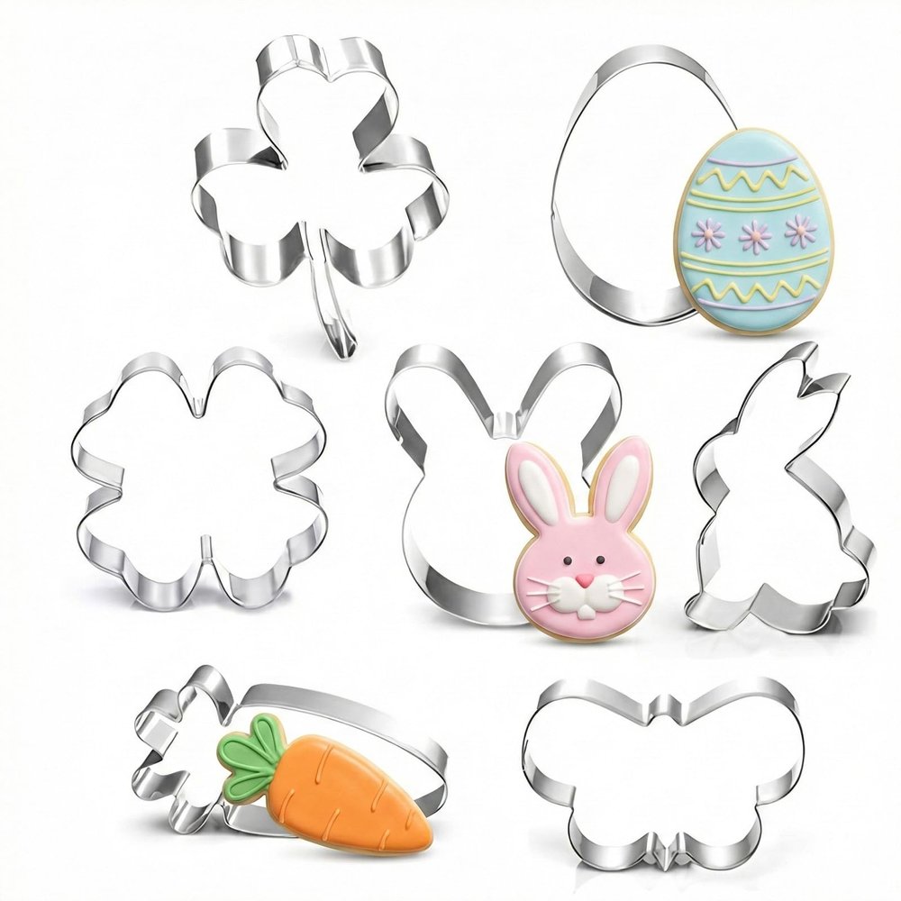 7-Piece Easter Cookie Cutter Set