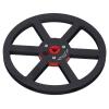 Tomantery 1/4-Inch 7-Inch Empty Reel, Durable Aluminum Alloy, 6-Hole Open Reel, Black view 3