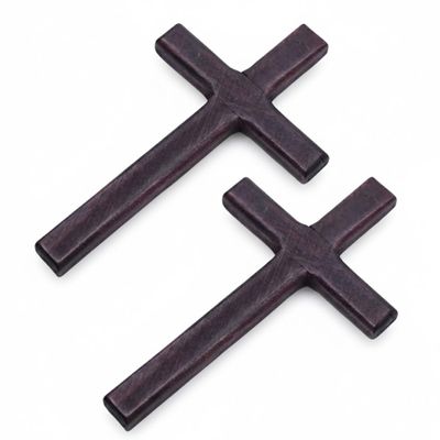 LONZIKP 2-Pack Wooden Crosses