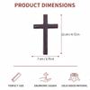 LONZIKP 2-Pack Wooden Crosses view 2