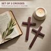 LONZIKP 2-Pack Wooden Crosses view 4