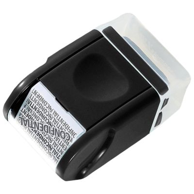Identity Protection Roller Stamp | Durable Privacy Ink Roller for Identity Theft Prevention, Tax Deposits, Paper Labels, Home, Office & Daily Travel