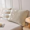 WLXFF Large Backrest Pillow for Bed and Sofa, White, 100 x 50 x 18 cm (1 pc) view 4