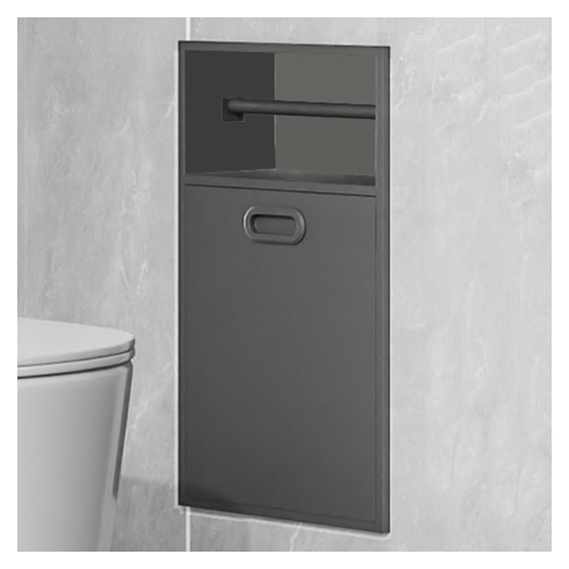 Built-In Stainless Steel Shower Shelf, Wall-Mounted Bathroom Storage Cabinet for Shampoo, Soap and Toiletries, Space-Saving Design, No Tiles Required