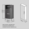 Built-In Stainless Steel Shower Shelf, Wall-Mounted Bathroom Storage Cabinet for Shampoo, Soap and Toiletries, Space-Saving Design, No Tiles Required view 2